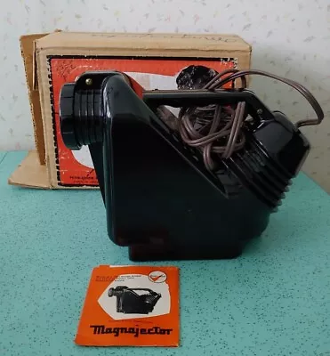 Vintage 1950 Magnajector Magnifier Projector Pictures WORKS W/Original Box • $29.99