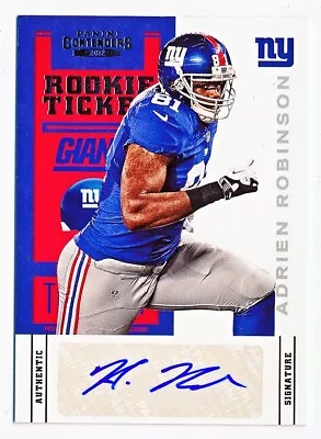 2012 Contenders Football Rookie Ticket Autograph Auto SP Rc - You Pick • $2.95