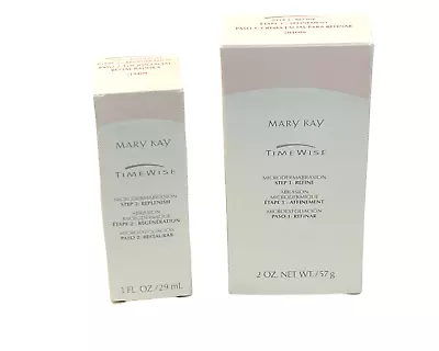 Mary Kay Timewise MIcrodermabrasion Gift Set Step 1 Refine Step 2 Replenish Set • $27.99