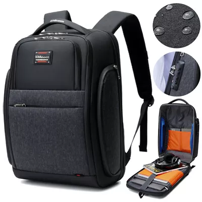 15.6  Laptop Backpack Waterproof Anti Theft Business Rucksack Travel School Bag • £20.99