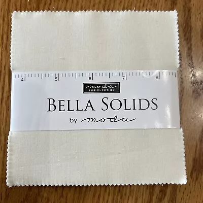 Moda Bella Solids Porcelain Charm Pack 42 5  Fabric Squares 9900PP-182 • $7.50