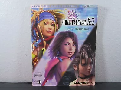 Final Fantasy X-2 Official Strategy Guide BradyGames W/Poster • $10.95