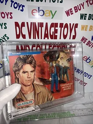 Vintage 1993 Macgyver Glasslite 1993 Richard Dean Anderson  CAS 75+ Cut Card • $799.99