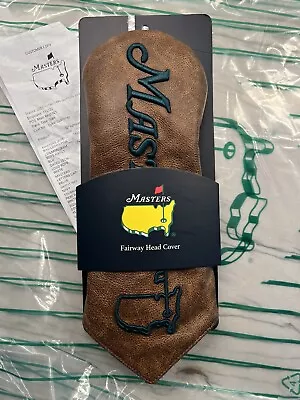 Masters Collection Leather Driver Head Cover Augusta National Links & Kings New • $220