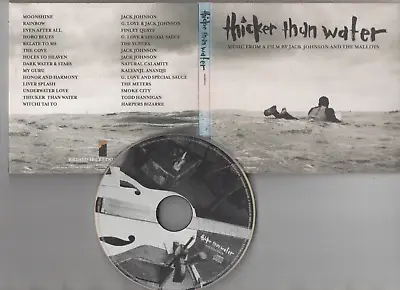 Jack Johnson ~Thicker Than Water~ **CD Digipak With Booklet** Free P&P • £3.99