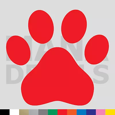 Paw Print Vinyl Die Cut Decal Sticker - Cat Dog Pet Animal • $2.49