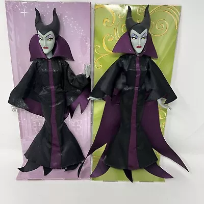TWO Disney Store Maleficent 12  Classic Doll Collection - One With Sparkle • $30