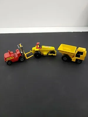 Lesney Matchbox Superfast Lot Of 3 Rod Roller #21 Fork Lift #5 Site Dumper • $9.95