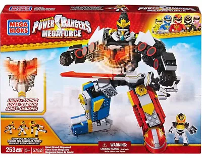 Mega Bloks Saban's S Power Ranger Megaforce Light & Sound ART5782 253PCS +1 • $64.84