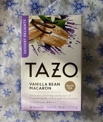 £5.57 • Buy Dessert Delights TAZO Black Tea VANILLA BEAN MACARON, 15 Bags (pack Of 1)
