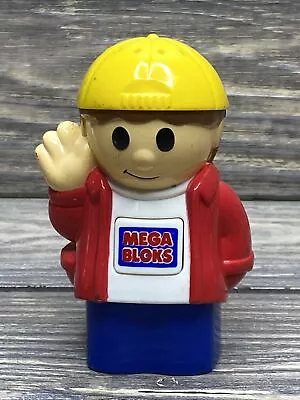 Vintage Mega Blocks Man Boy Yellow Hat Red Coat Blue Pants  • $7.79