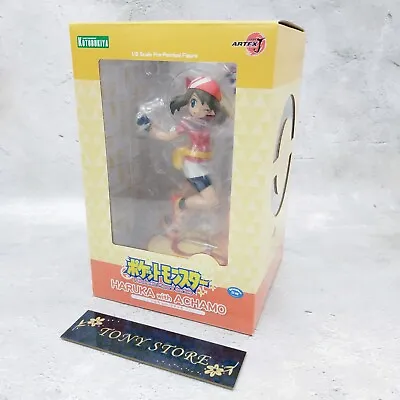 KOTOBUKIYA ARTFX J Pokemon HARUKA With ACHAMO Action Figure 1/8 Japan Anime Toy • $104.46