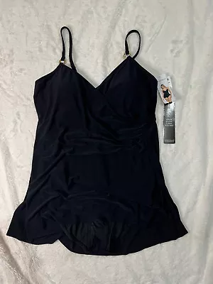 Magicsuit Women's Black Put A Ring On It Willow One-Piece Swimsuit Size 14 NWT • $75