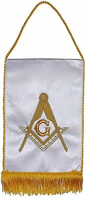 Masonic Master Mason Table Banner Hand Embroidered • $16.99