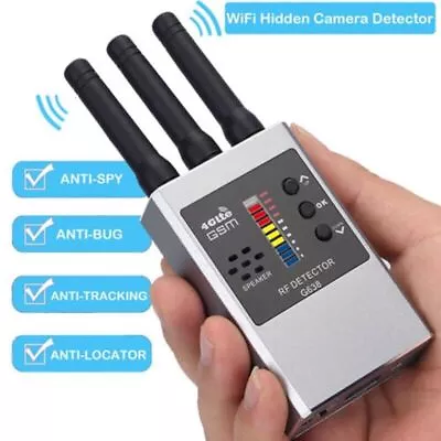 RF Bug Anti-Spy Detector Hidden Cam Audio GSM Finder Listen Sweeper GPS Tracke • $80.99