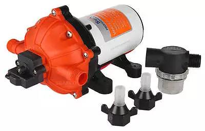 $129.99 • Buy SEAFLO 5.5 GPM High Pressure Water Pump 12V DC 60 PSI On Demand Boat Marine 
