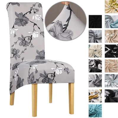 $9.49 • Buy Large Stretch Dining Chair Covers Seat Slipcover Spandex Wedding Banquet Party