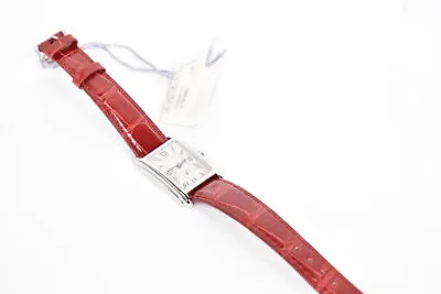Longines Dolce Vita 21mm Ladies Watch L52554715 - Stainless Steel / Red Strap • £800