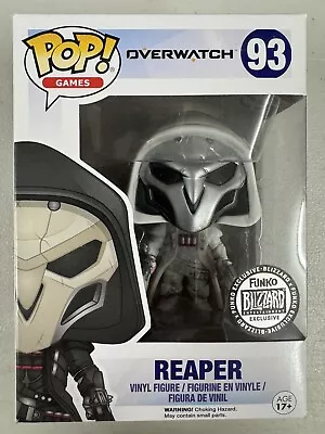 Reaper (White) 93 ~ Overwatch ~ Funko Pop Vinyl + FREE POP PROTECTOR • $38