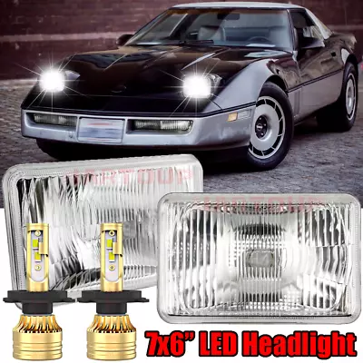 For Chevy Corvette C4 1984-1996 5x7 7x6 LED Headlights Projector Hi-Lo Beam • $147.90