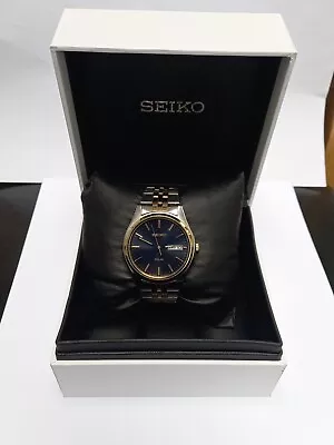 Gents Seiko Solar Wristwatch. V158. Fully Working. Boxed. • £80