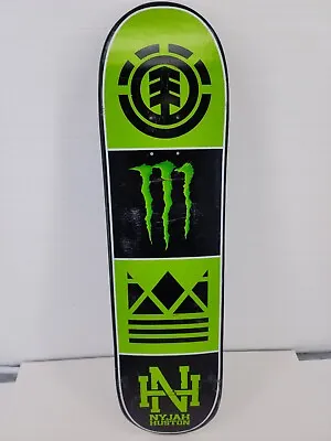 $49.99 • Buy Element Skateboard Deck Shape #14 Nyjah Huston Monster Energy 8 X 31.75