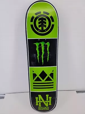 $49.99 • Buy Element Skateboard Deck Shape #14 Nyjah Huston Monster Energy 8 X 31.75