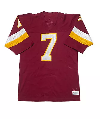 WASHINGTON REDSKINS JOE THEISMANN #7 MacGregor Sand-Knit Jersey SZ Large USA • $54