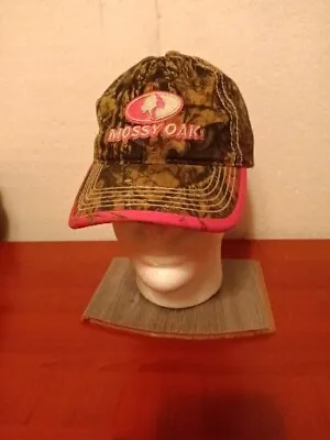 Mossy Oak Hat Cap Women's Camo Pink Cotton Adjustable Womens Baseball Cap#129 • $15.99