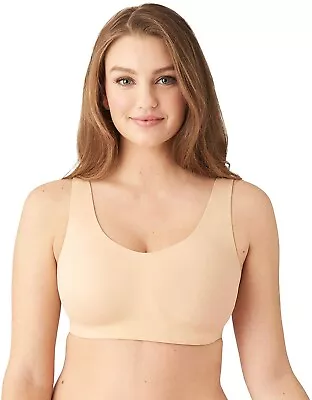 Wacoal 261366 Womens Flawless Comfort Wirefree Bra Sand Size Large • $63.75