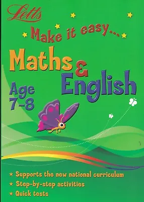 £5.99 • Buy Letts Maths & English Age 7-8 Activity Learning Book Key Stage 2 Year 3 Pb