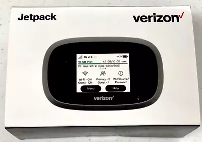 NEW Verizon Jetpack MIFI8800L UNLOCKED 4G LTE Hotspot Modem - Extra Car Charger • $79.95