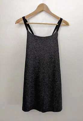 $30 • Buy Beyond Yoga Spacedye Move It Dress - Medium -  Black/Charcoal Gray Heather