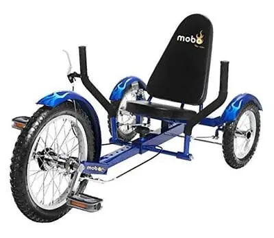 Mobo Triton Pedal Go Kart Trike. Kids 3-Wheel Bike. Youth Cruiser Tricycle Blue • $521.16