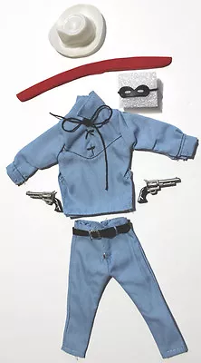 $74.99 • Buy Lone Ranger Custom Uniform Lot W/ Guns Mask Hat For Marx Gabriel Cowboy Western