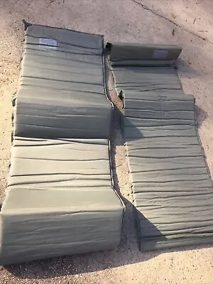 Lot Of 2 US Military Self-Inflating Sleeping Pad Mattress Green Army Sleep Mat • $24.99