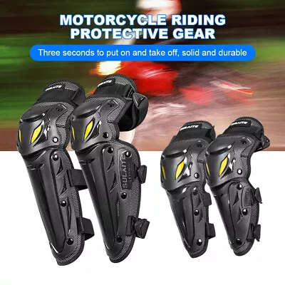 Motorcycle Protection Knee Breathable Off-Road Knee Protector For Cycling Racing • $28.59