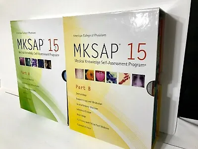 $68.99 • Buy MKSAP 15: Medical Knowledge Self-Assessment Program Complete Part A & B 