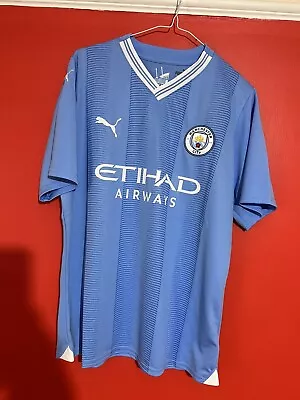Manchester City Child’s Shirt. New With Tags (Size 7-8) (S) RRP £59.99 • £43