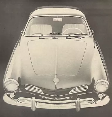 1963 Volkswagen Karmann Ghia  Vintage Magazine Ad • $6.99