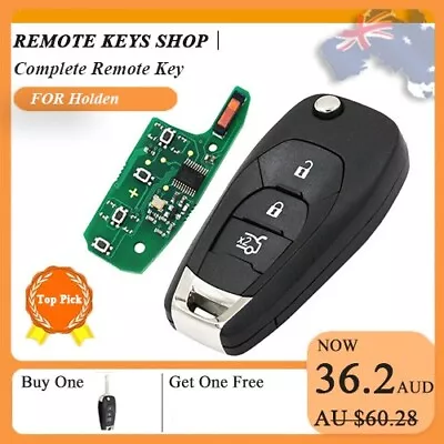 Replacement  For Holden Astra BL Or BK 2016 2017 2018 2019 2020 Remote Key Fob • $35.84