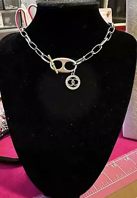 Upcycled CHANEL Charm Necklace • $70