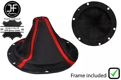 Black&red Stripe Lthr Manual Shift Boot + Plastic Frame For Dodge Viper 03-06 • $296.94