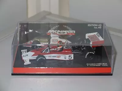 Minichamps Formula 1 1:43 1974 Emerson Fittipaldi McLaren Ford M23 World Champ! • $55