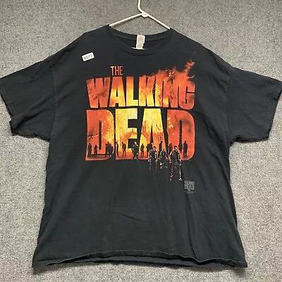 The Walking Dead T-Shirt Adult XXL Black Short Sleeve Men’s Tv Show • $13.99