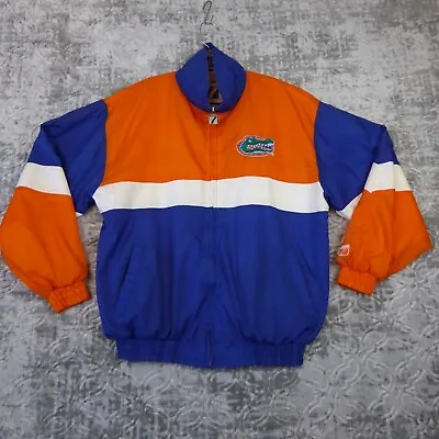 Vintage Logo 7 Florida Gators Jacket Men's XL Blue Orange Full Zip Windbreaker • $49