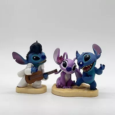 Disney Studio Lilo & Stitch Mini Figures Toy Cake Topper Lot Of 2 Elvis Stitch • $12.74