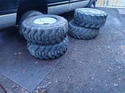 $800 • Buy 4 Tires 9 Lug Genie Jlg Boom Lift 17.5