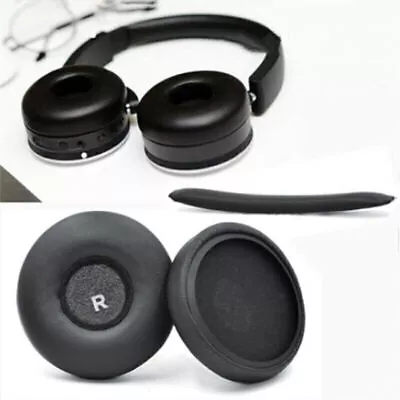 Sponge Cushion Ear Pads Leather Earmuffs For AKG Y50 Y55 Y50BT Headphones • $12.09