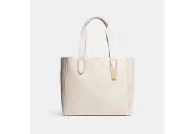Coach Derby Chalk Pebbled Leather Shoulder Tote Bag Handbag Purse 58660 NEW! • $129.99